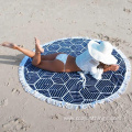 Best selling high absorbent microfiber round beach towel